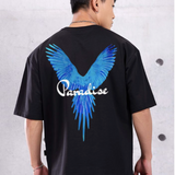 Paradise Black oversized T-shirt