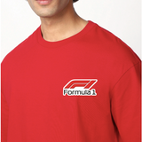 LEWIS HAMILTON RED OVERSIZED T-SHIRT