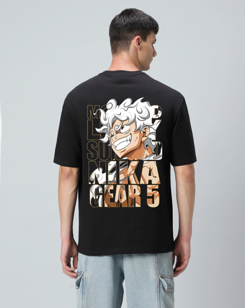 Nika Gear 5 Black Oversized T-shirt