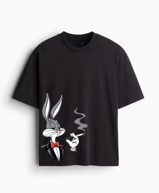 Tom Black Oversized T-shirt