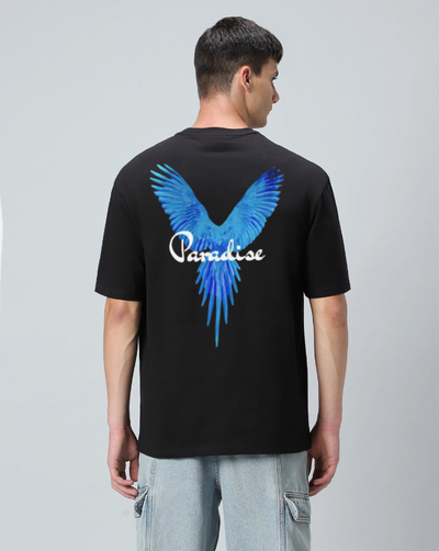Paradise Black oversized T-shirt