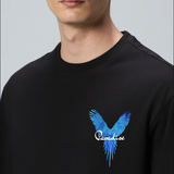 Paradise Black oversized T-shirt