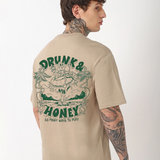 Self Love Beige Oversized T-shirts