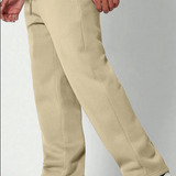 Classic Straight Fit Joggers Beige