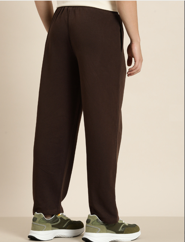 Classic Straight Fit Joggers Brown