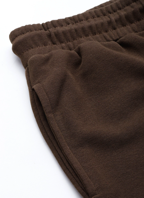 Classic Straight Fit Joggers Brown
