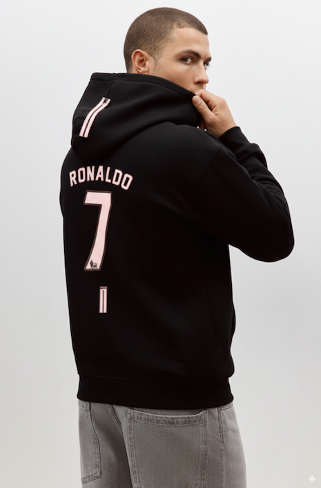 Black Ronaldo Hoodie