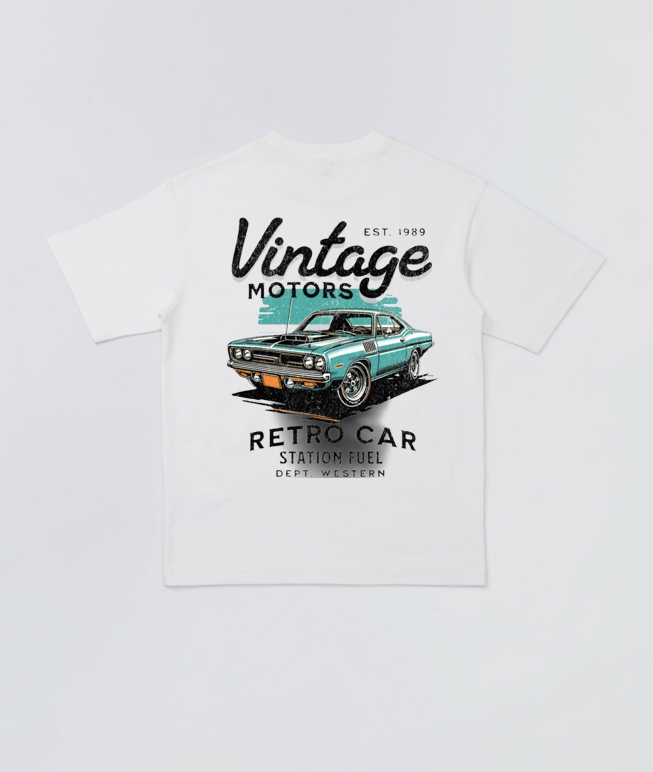 Vintage Motor Oversized T-shirt