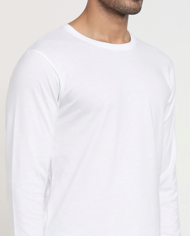 Full Sleeve T-shirt: White