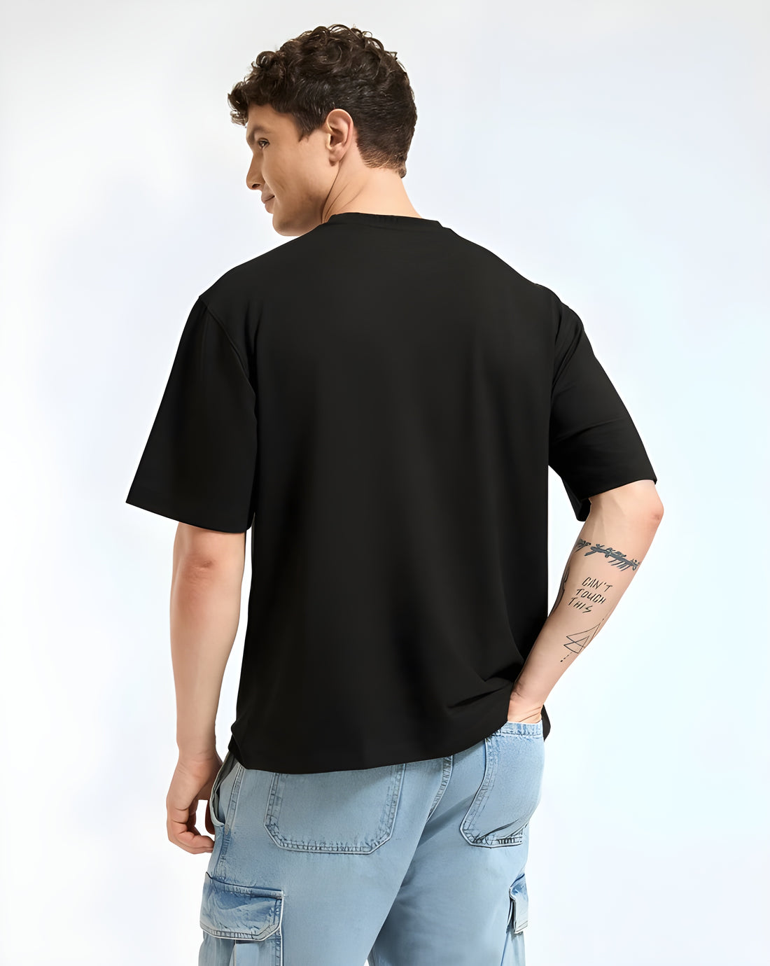The College Dropout: Black Oversize T-shirt