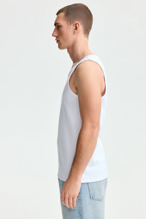 Tank Top: Black & white