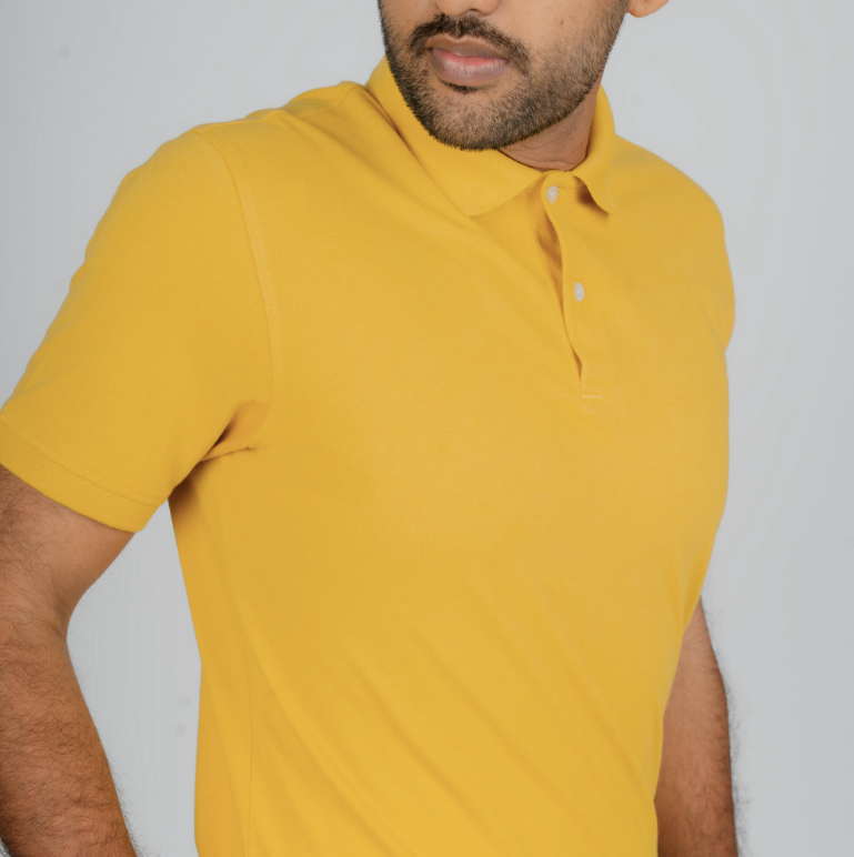 Heganwalk Men’s Polo T-Shirt – Pack of 2 ( Black & L.Yellow )