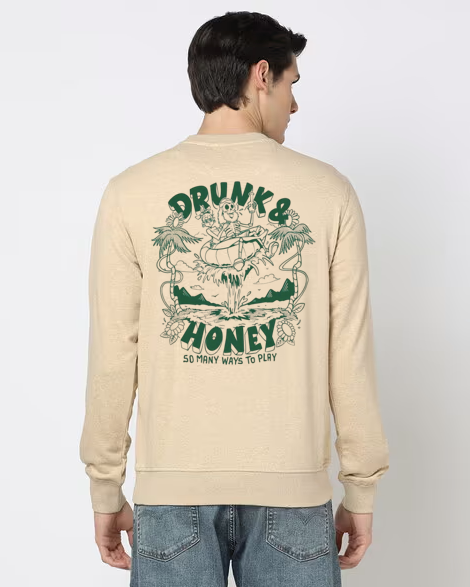 Oversized Crew Neck Sweatshirt: Self Love