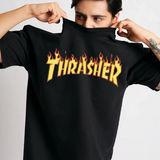 Thrasher Black Oversized T-shirt