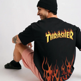 Thrasher Black Oversized T-shirt