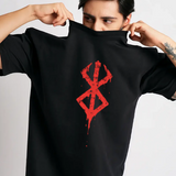 Tiger Anime Black oversized T-shirt