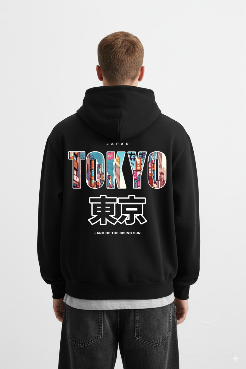 Black Tokyo Hoodie
