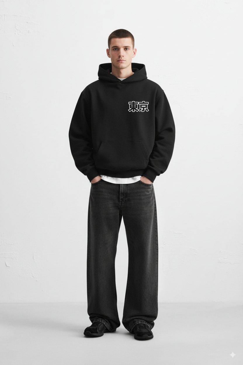 Black Tokyo Hoodie