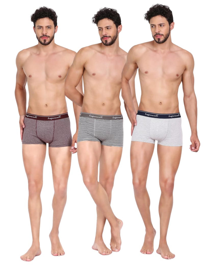 Game-Changing Comfort || Pack of 3 Men's Trunks