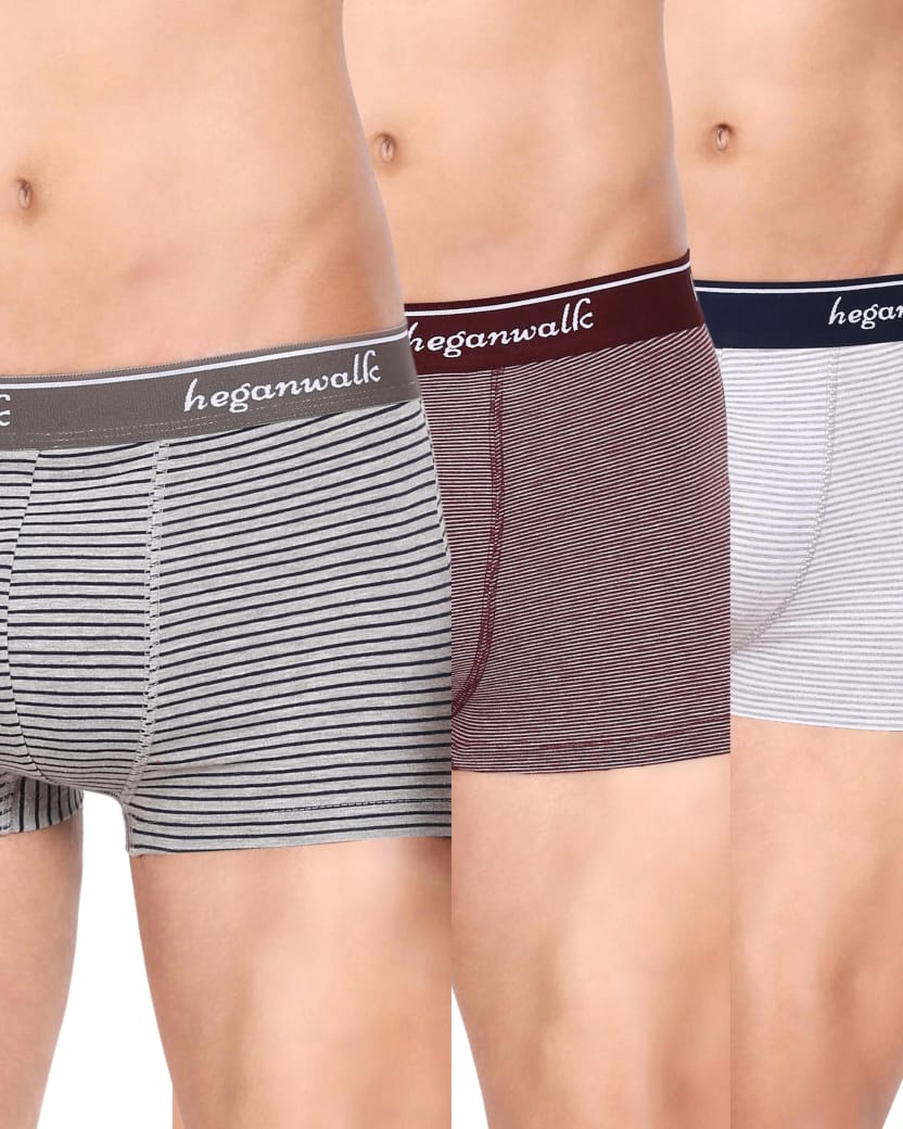 Game-Changing Comfort || Pack of 3 Men's Trunks