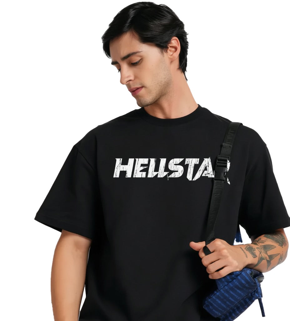 Hellstar Black oversized T-shirt