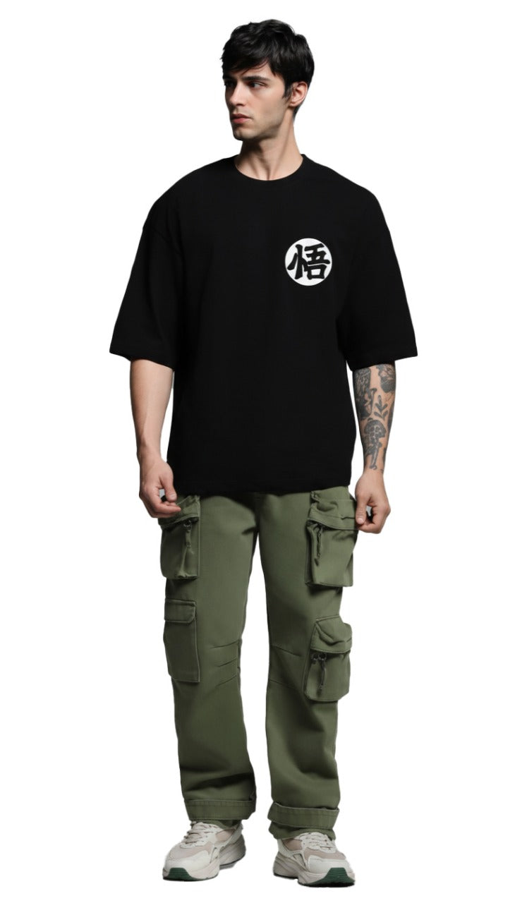 Goku Son Black oversized T-shirt