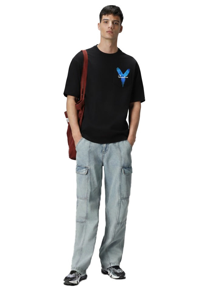 Paradise Black oversized T-shirt