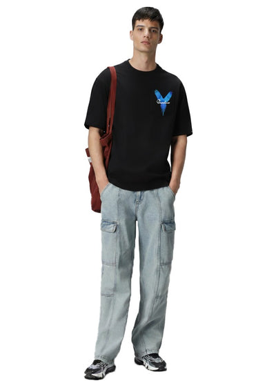 Paradise Black oversized T-shirt