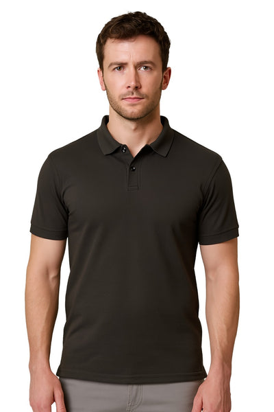 Heganwalk Men’s Polo T-Shirt ( Black )