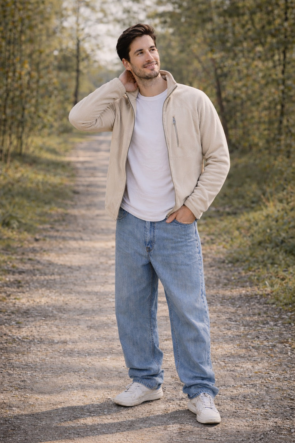 Windbuster Antipeel Jacket/ Beige