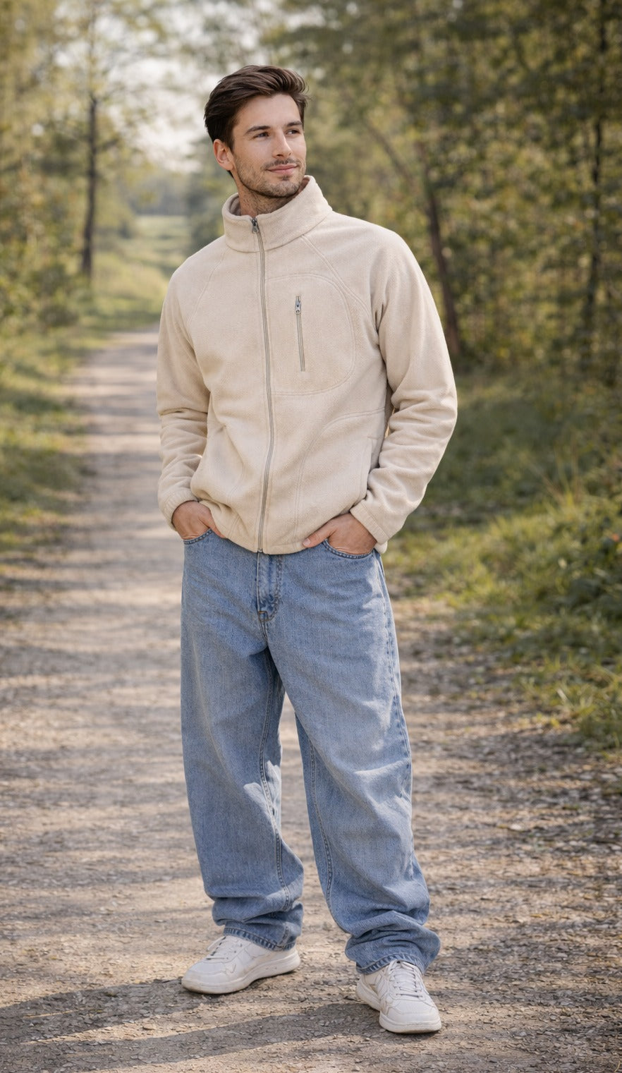 Windbuster Antipeel Jacket/ Beige