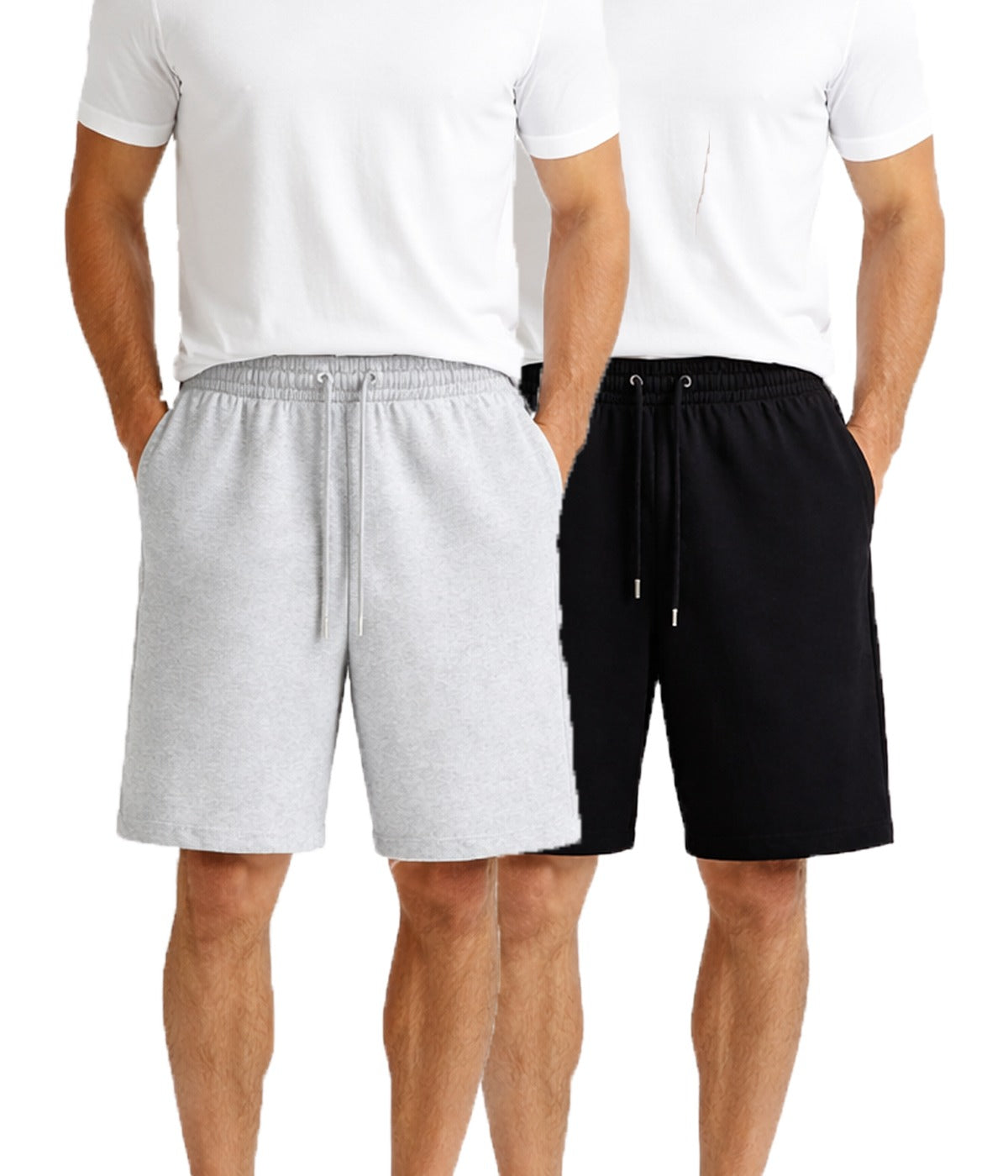 Combo: Grey and Black Shorts