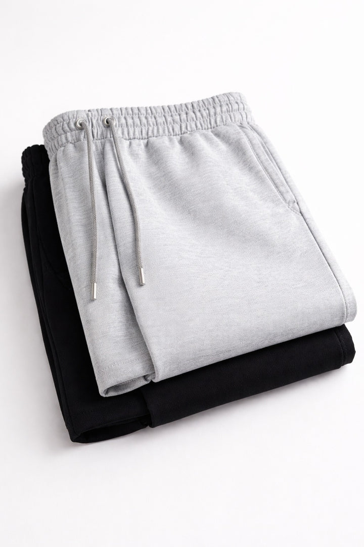 Combo: Grey and Black Shorts