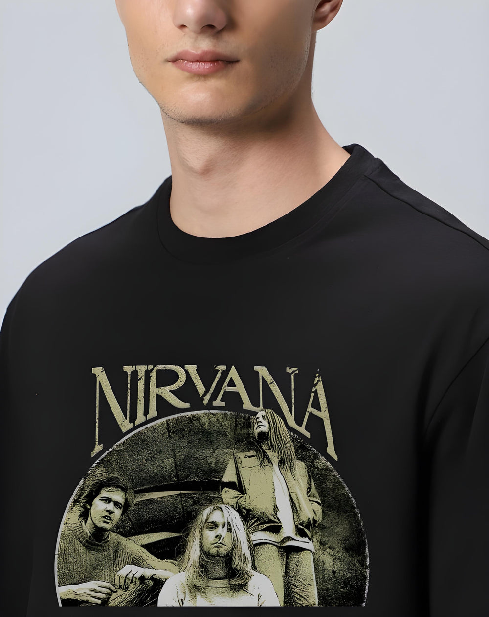 Nirvana Black oversized T-shirt