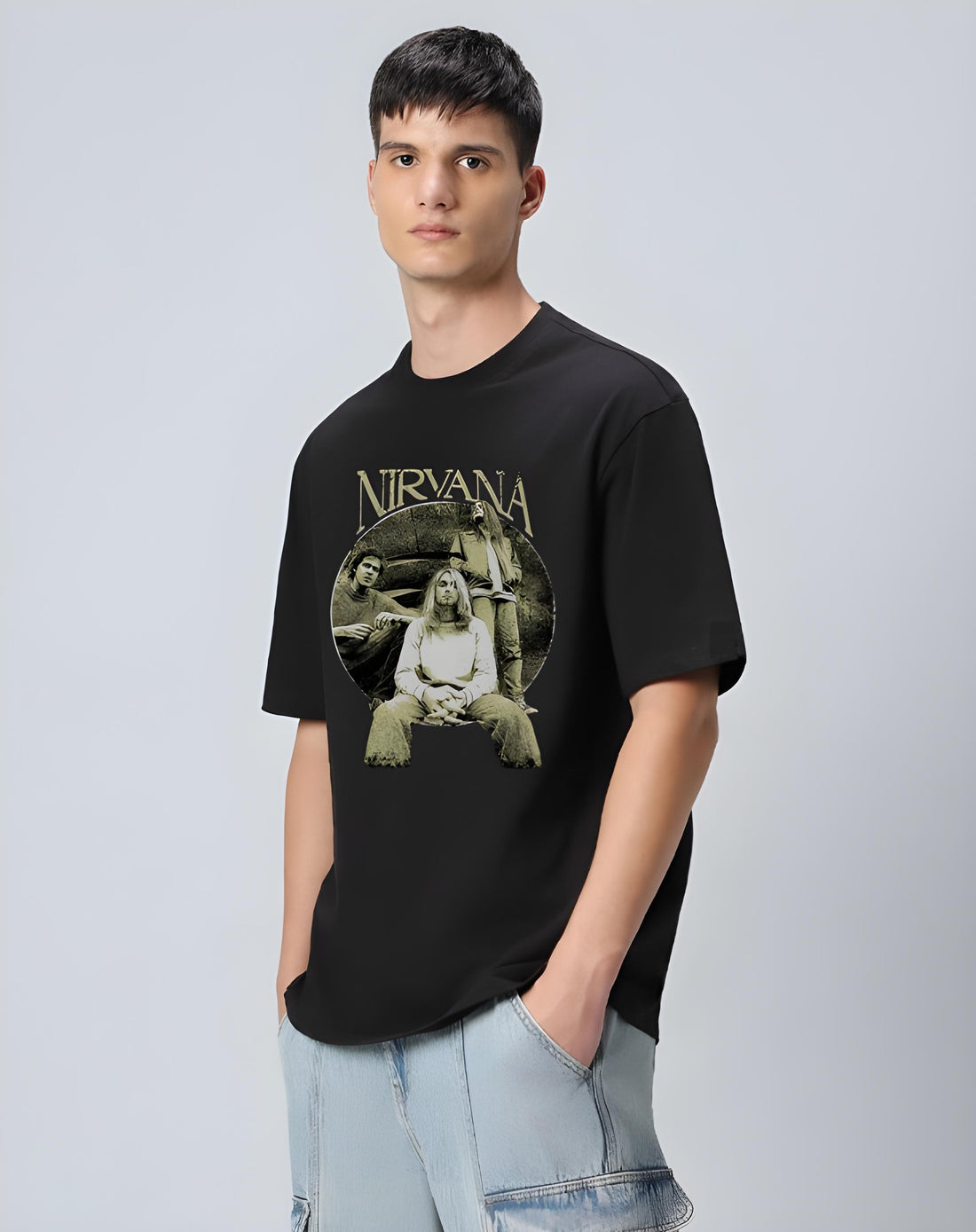 Nirvana Black oversized T-shirt