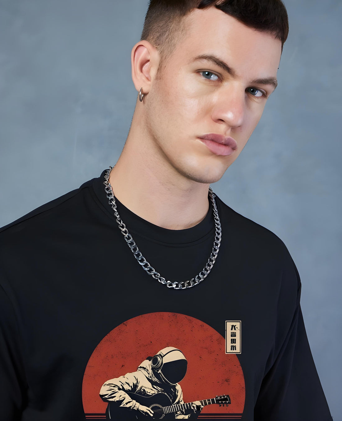 Japan Black oversized T-shirt