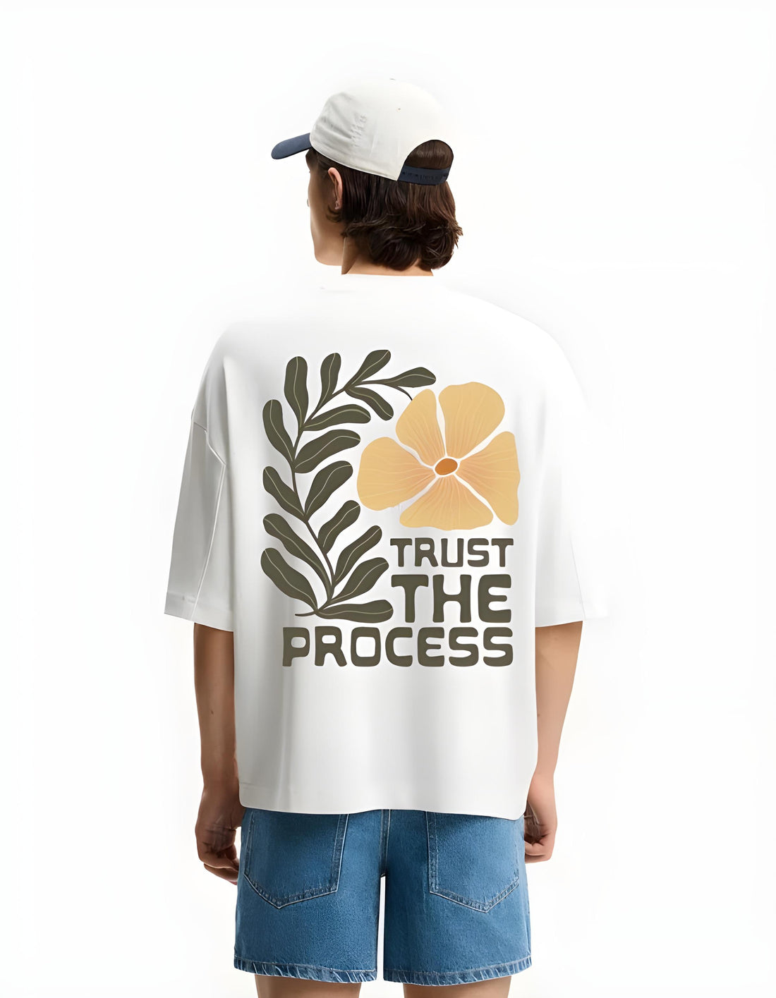 Trust White Oversized T-shirt