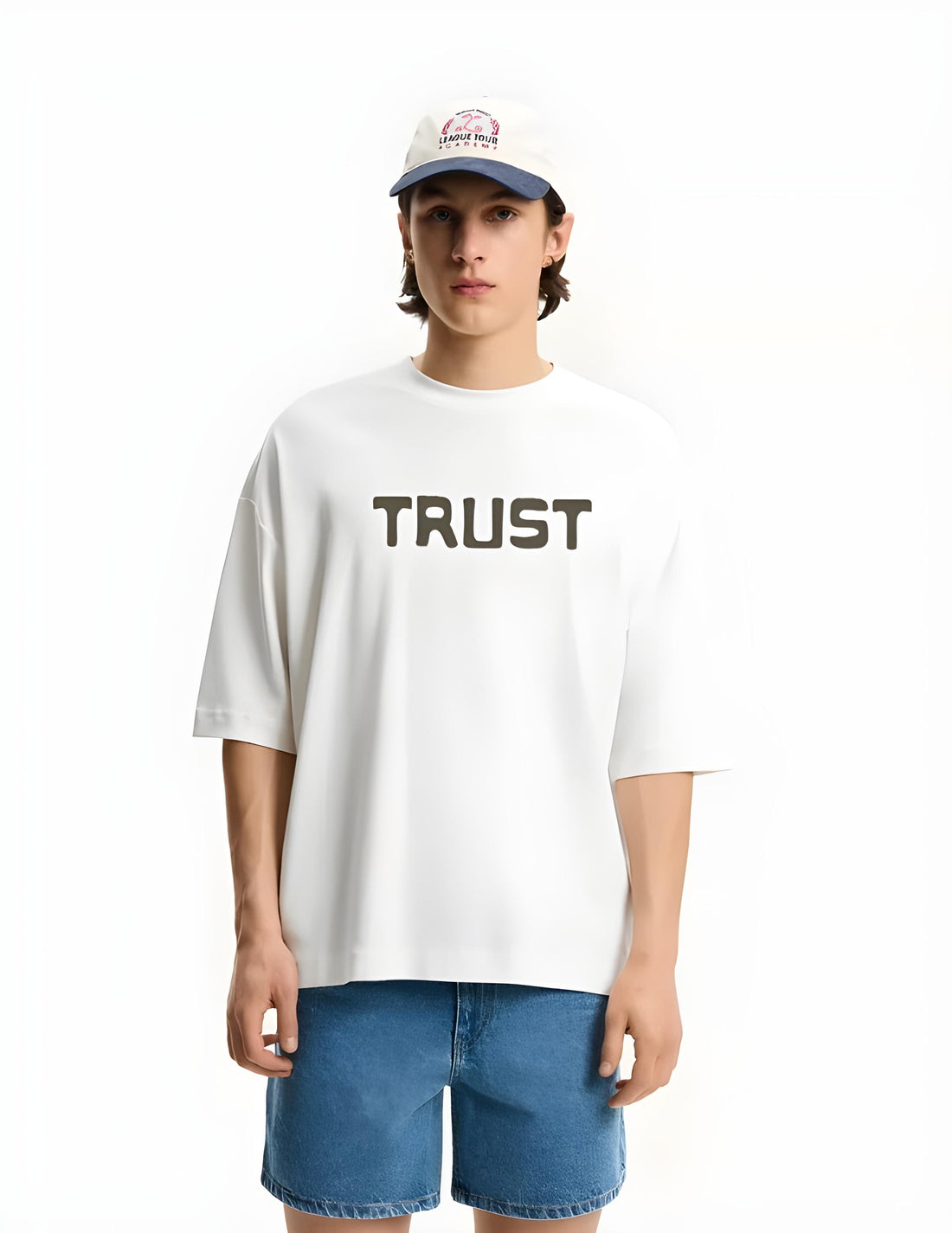 Trust White Oversized T-shirt