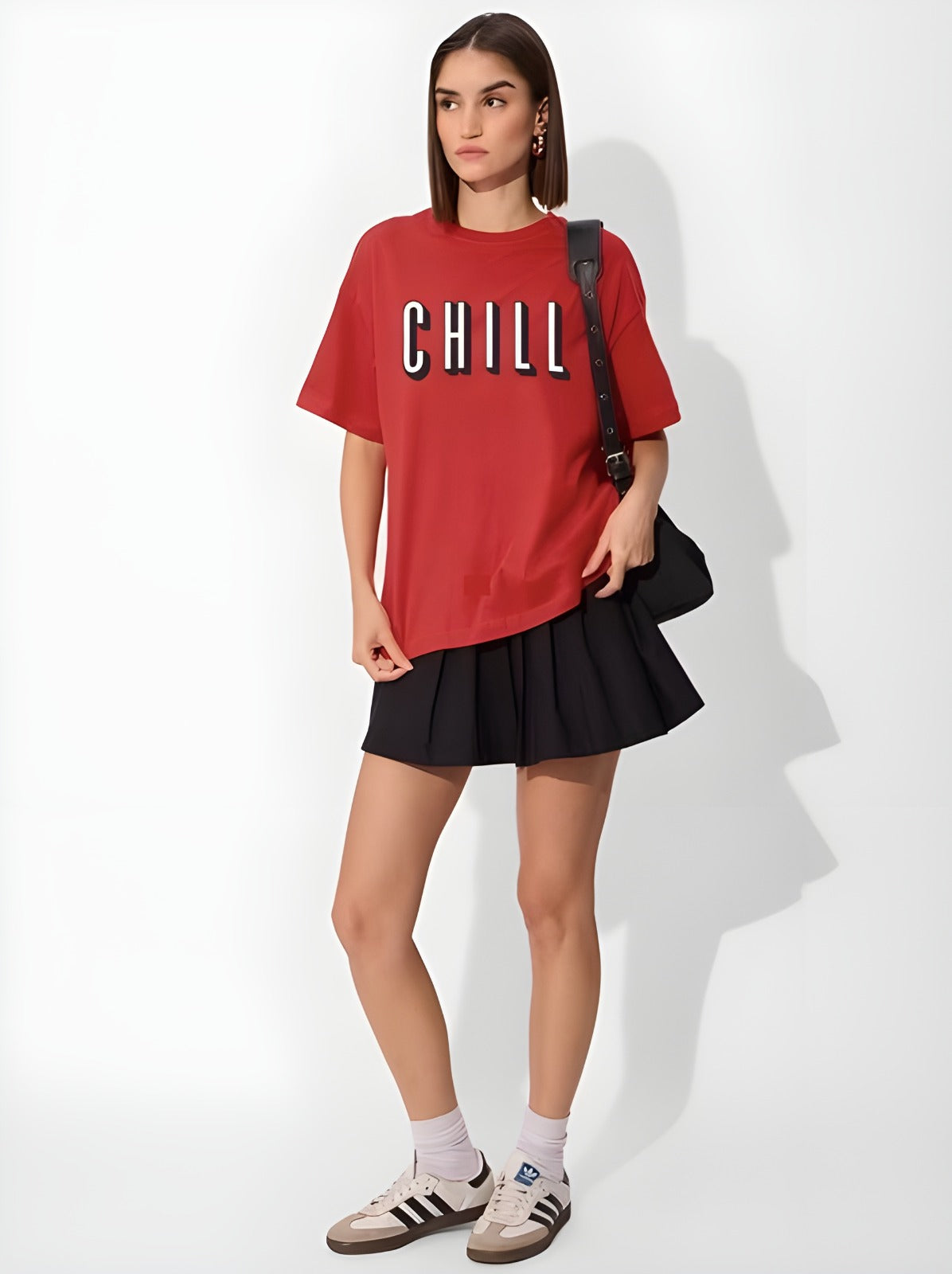 Chill Red Oversized T-shirt
