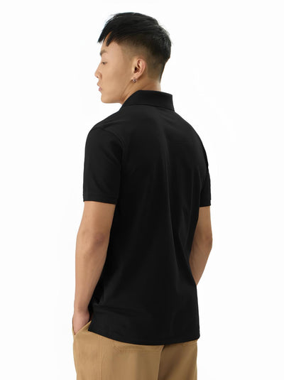 Heganwalk Men’s Polo T-Shirt ( Black )