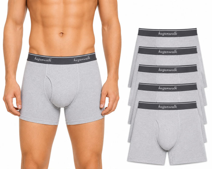X-POP Grey Trunks Pack Of 5 HW