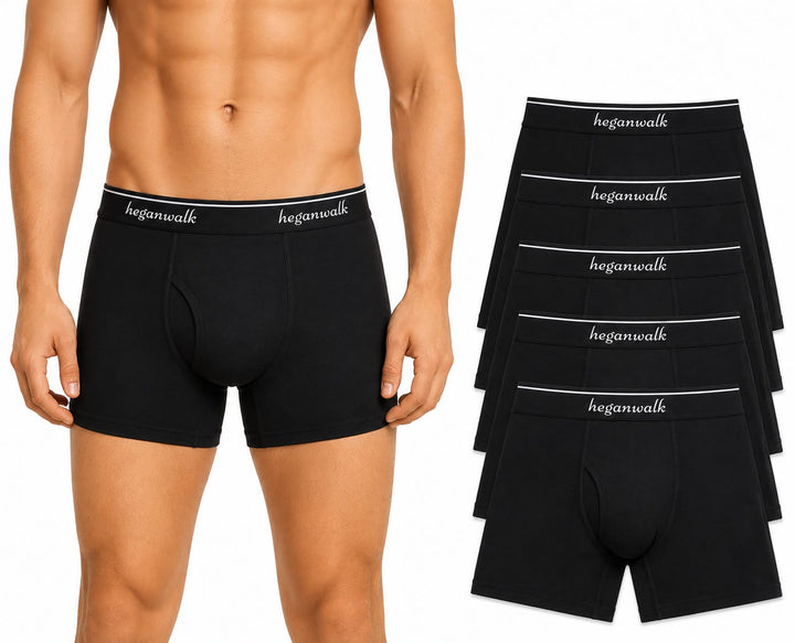 X-POP Black Trunks Pack Of 5 HW