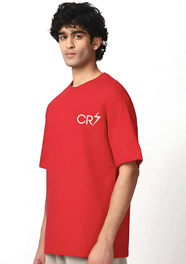 RONALDO RED OVERSIZED T-SHIRT
