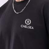 CHELSEA BLACK OVERSIZED T-SHIRT
