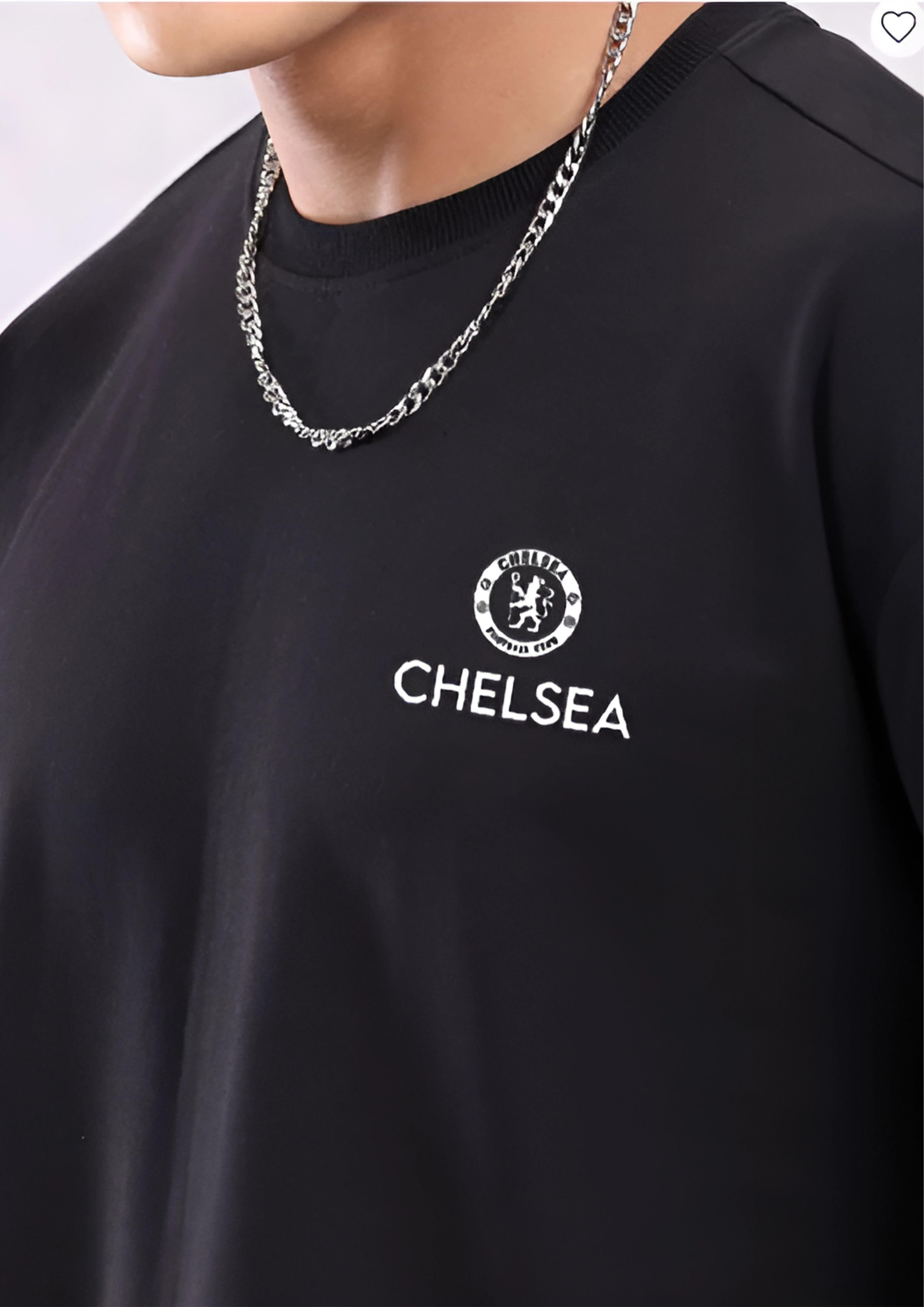 CHELSEA BLACK OVERSIZED T-SHIRT