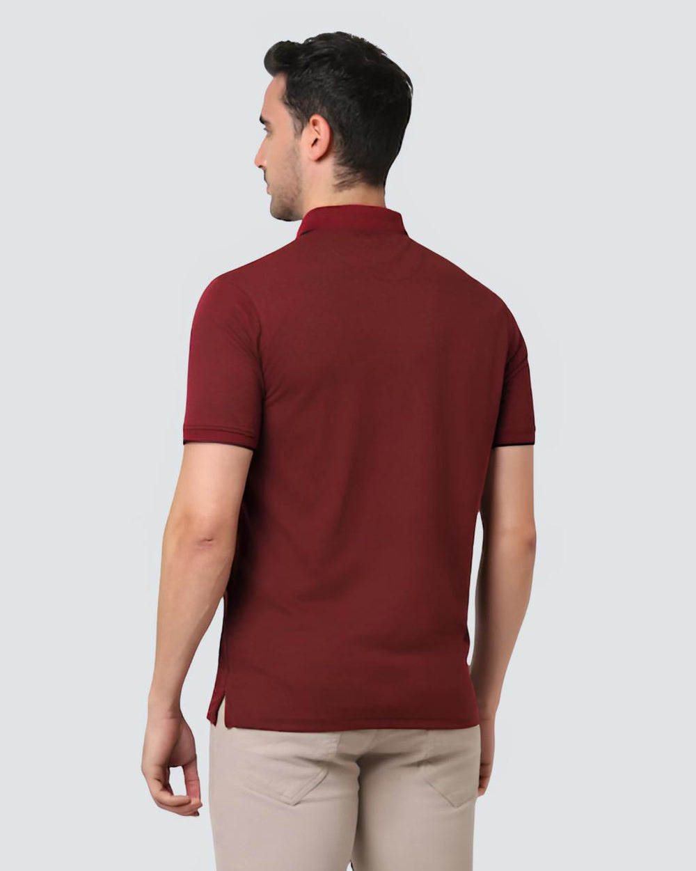 Heganwalk Men’s Polo T-Shirt – Pack of 2 ( Mahroon, Grey )