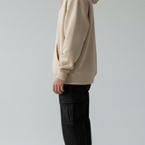 Classic Solid Hoodie: Beige