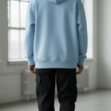 Classic Solid Hoodie: Light Blue