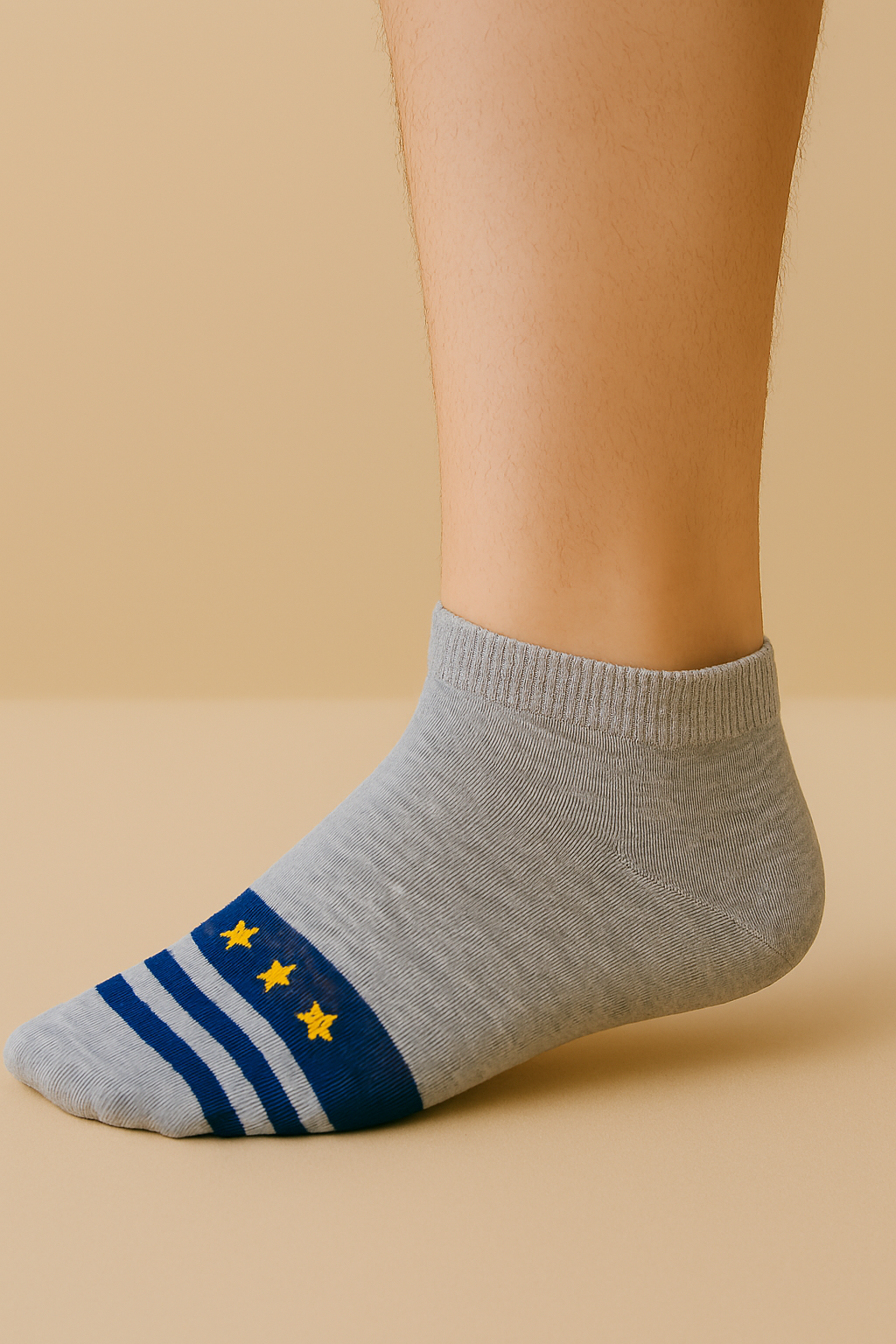 Pack Of 5 Patterned Ankle Length Socks