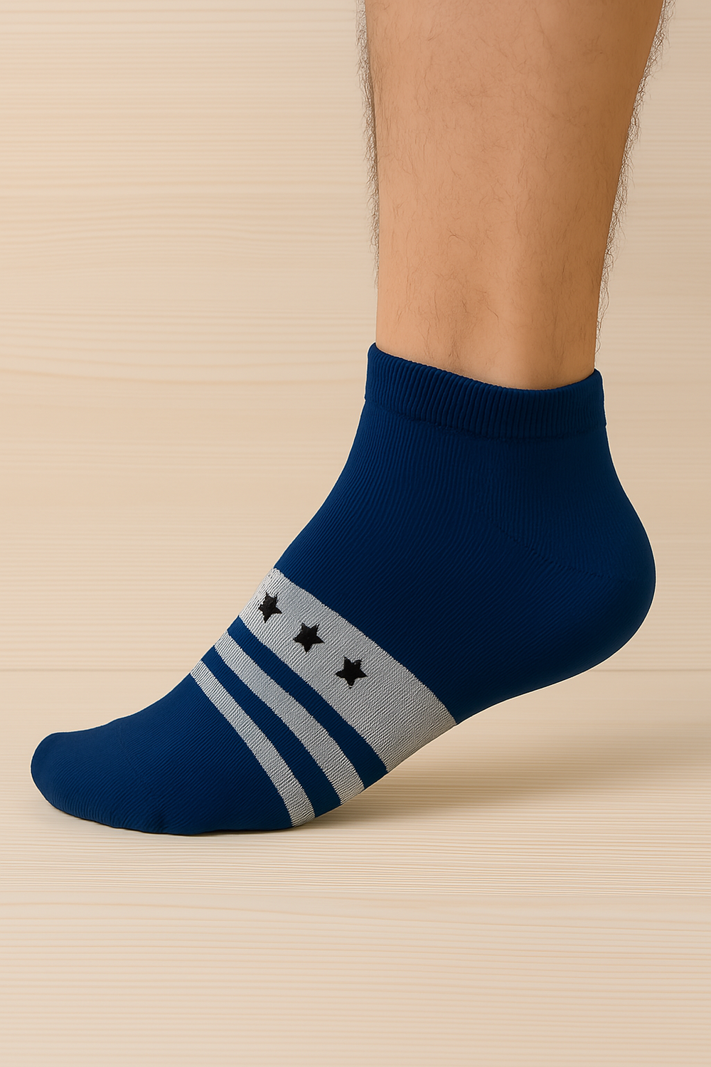 Pack Of 5 Patterned Ankle Length Socks